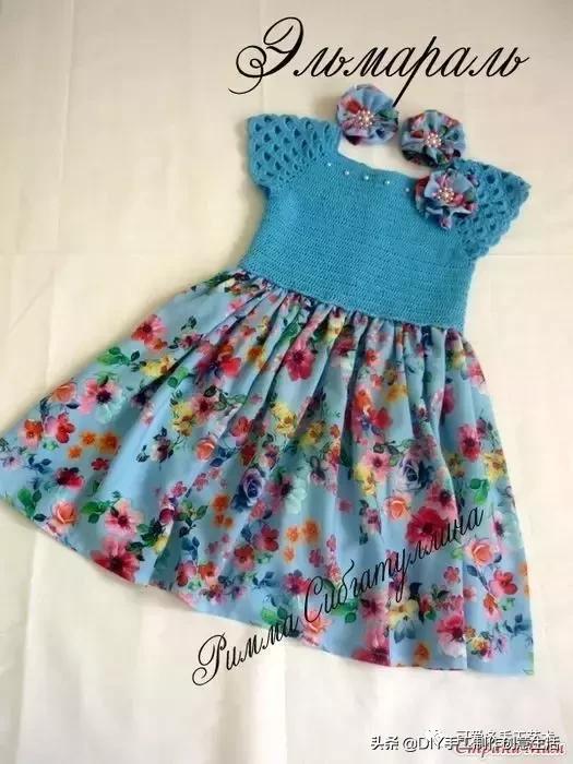 布艺手工制作蓬蓬裙,钩织裙子视频