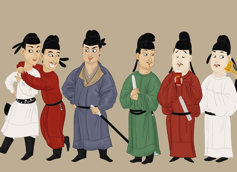 古代常用衣饰,古代各个年代着装