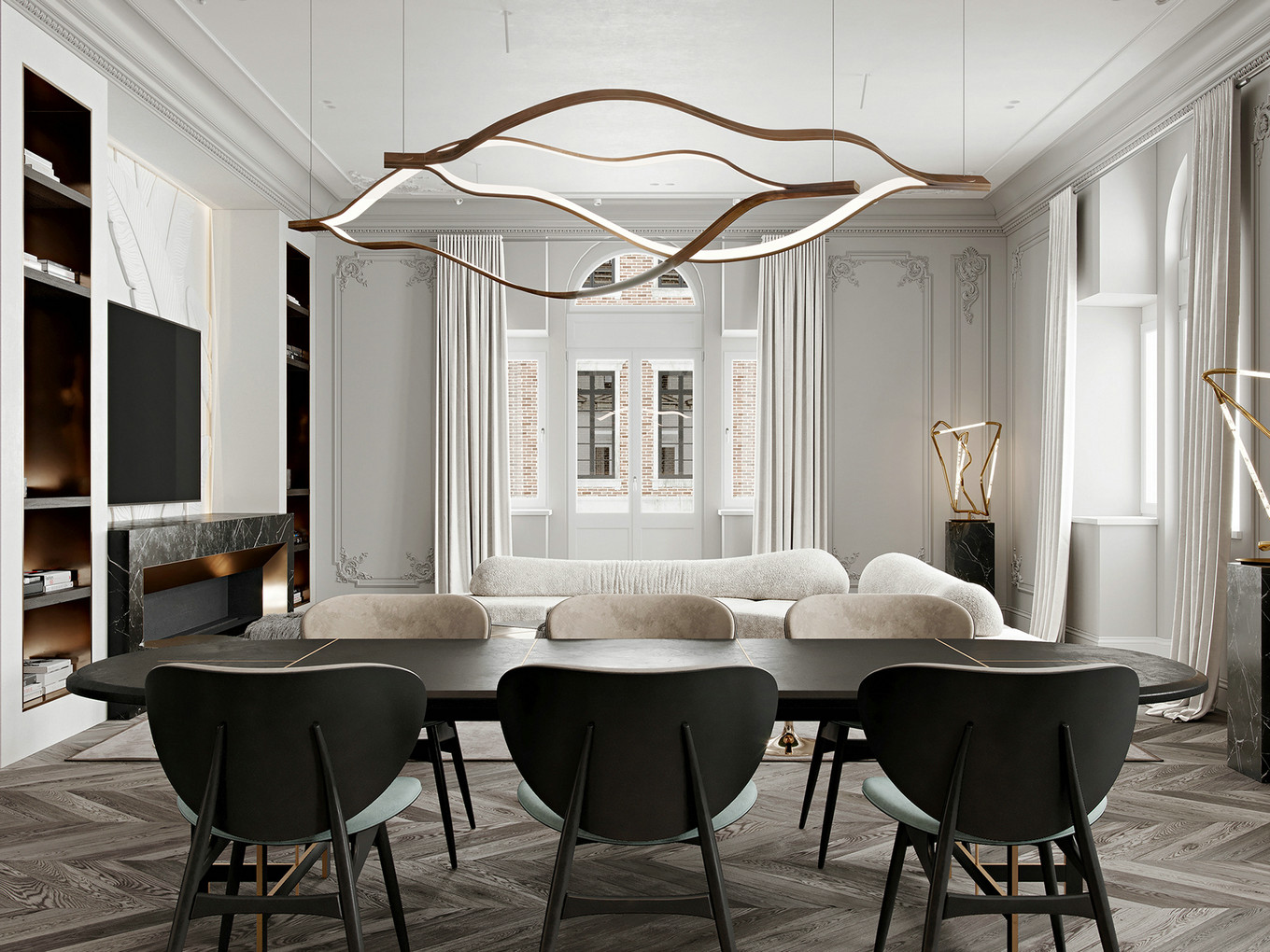 复古设计个性现代高级感,摩登韵味十足的复古设计