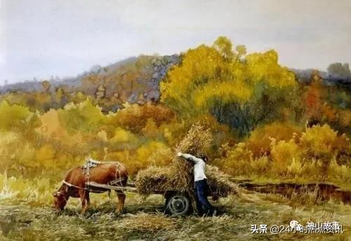 庄户人家一一那扶犁的爹呀灯影里的娘