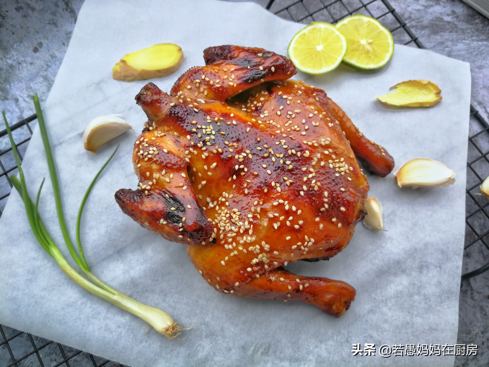 家庭版脆皮烤鸡烤箱做法,家庭烤箱做烤鸡教程