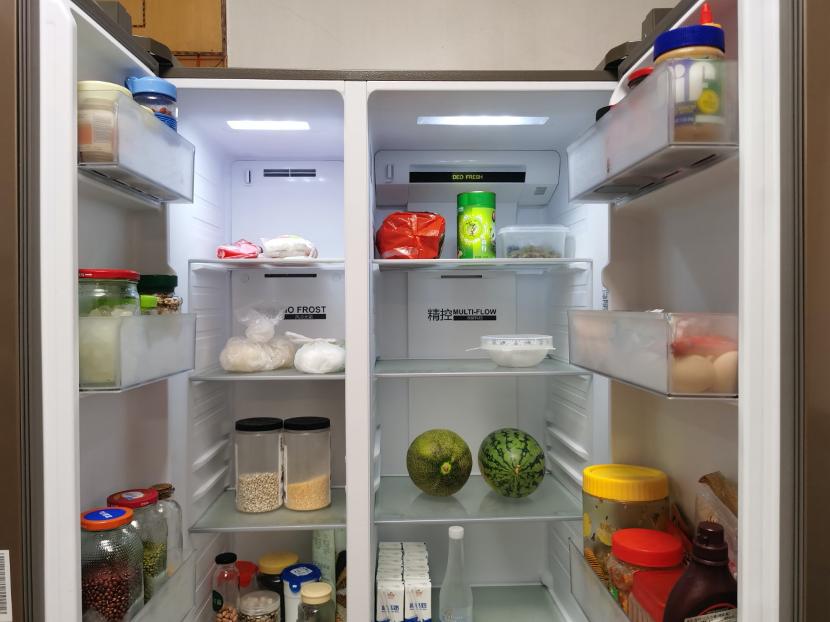 海尔538升无霜变频对开门超薄冰箱,海尔冰箱bcd-541怎么调节冷藏温度