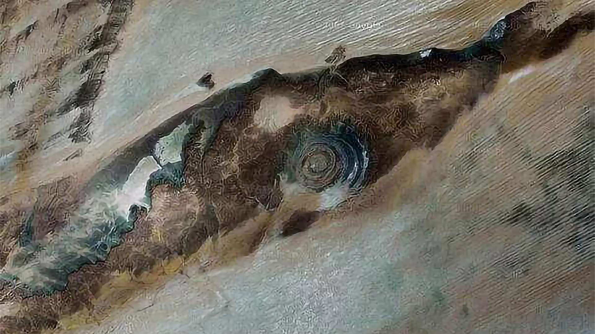 眼睛长在地球上,地球上的巨大眼睛