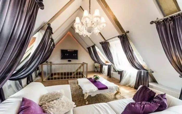 别墅窗帘的款式图片,别墅窗帘100个新款