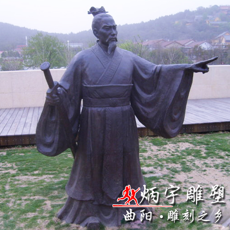 徐州楚王陵园雕塑,徐州历史人物雕像