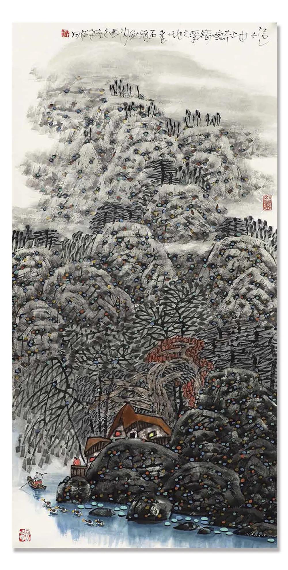 谢定超现代山水画艺术,谢定超山水画欣赏