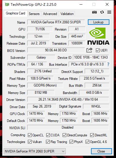 影驰rtx2060super评测,影驰rtx2060super骁将横向评测