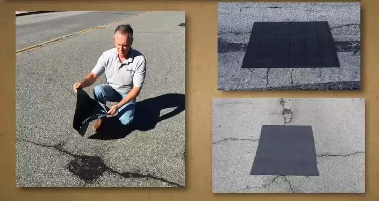 修马路不灌水泥，美国人直接用胶布，这是什么“智障”操作？