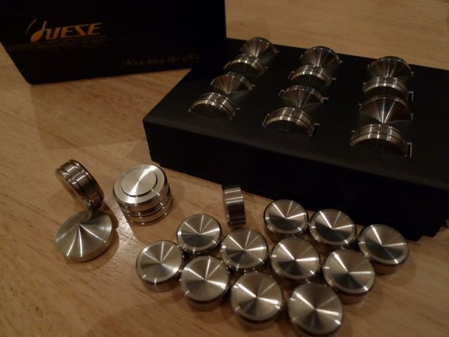 音响初烧也要有HIEND精神，马兰士宝华银线脚垫扩散板统统拿来用