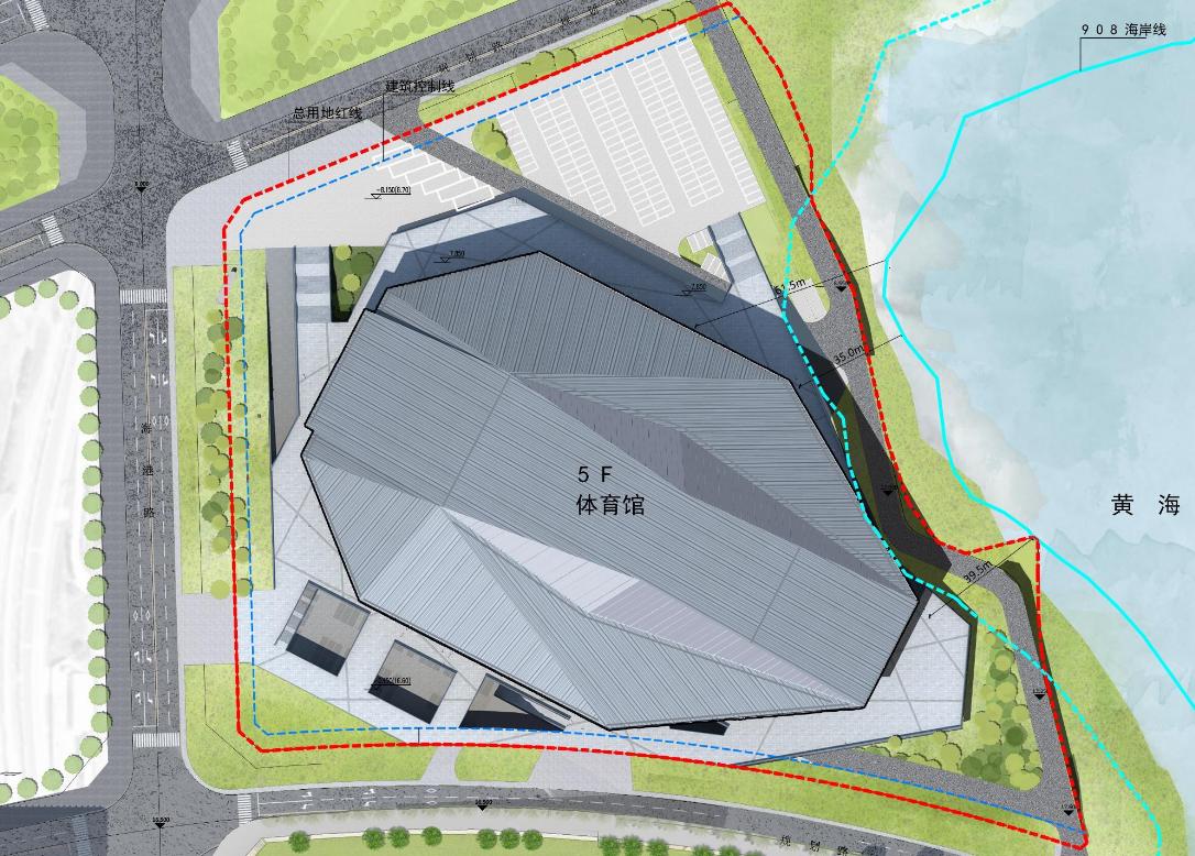 奥体中心体育馆入场,西海岸奥体中心体育馆效果图
