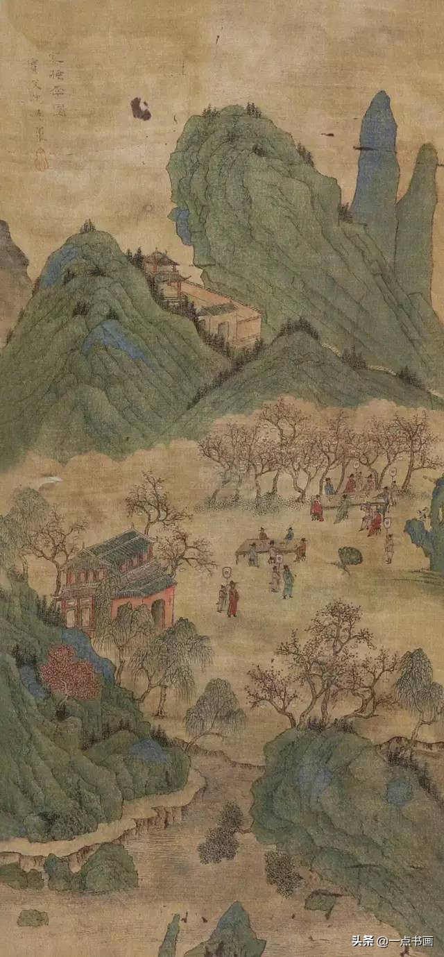 明仇英拍卖60亿的作品,明仇英桃源仙境图临摹