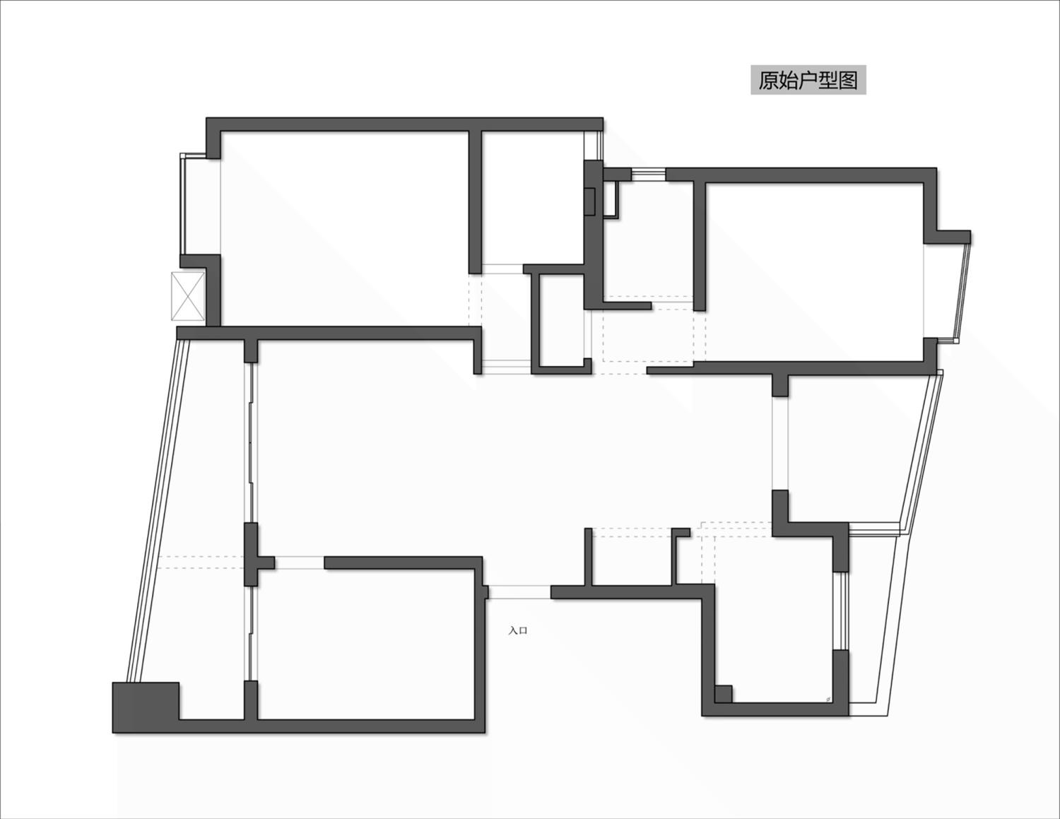 四房改三房客厅效果,大三房改四房怎么设计
