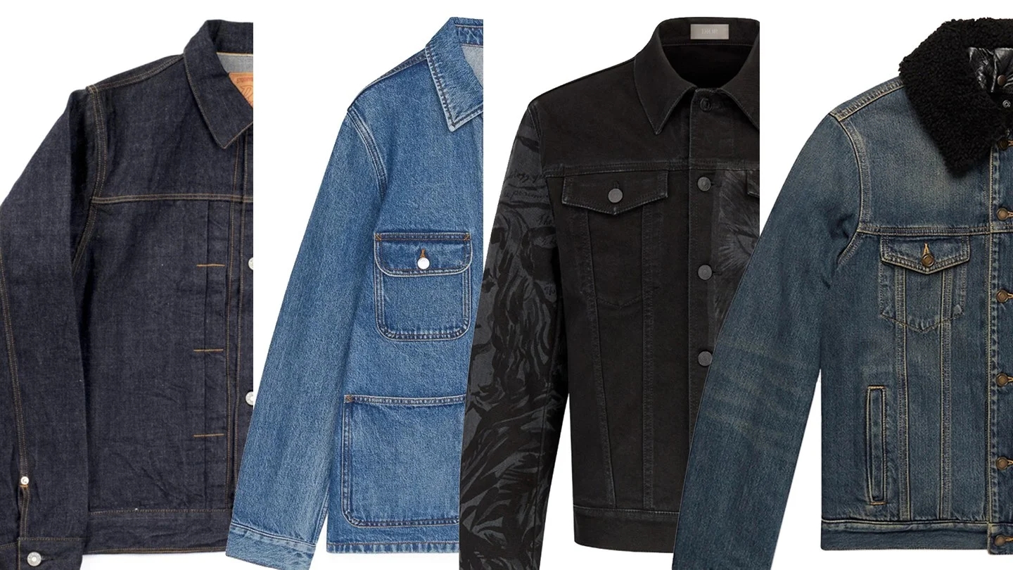 男士优衣库牛仔夹克,最新流行的男士牛仔夹克