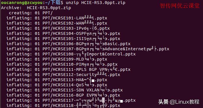linuxzip解压后文件名是乱码,linux解压文件不存在