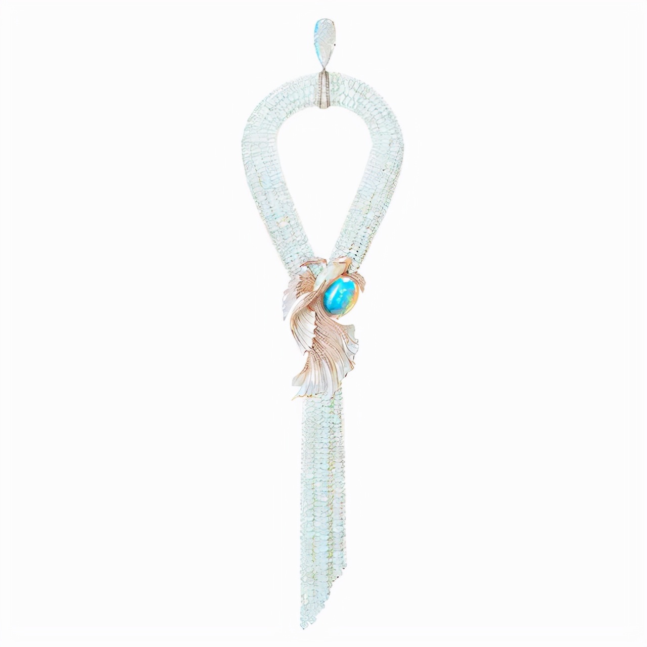 将鱼之美在首饰上完美演绎，宝诗龙仙气缭绕，国风首饰意境优美