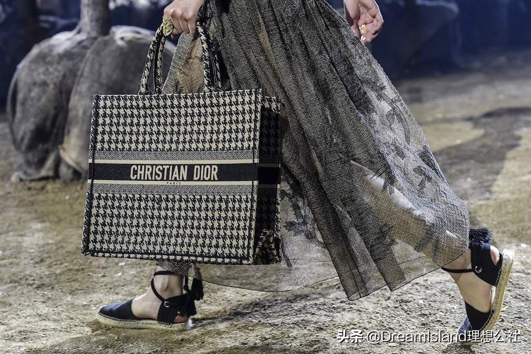 dior新款刺绣帆布托特包,刺绣马鞍包dior2019