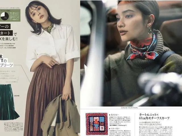 丝巾这样系太美了,丝巾这样系真好看简单又大气