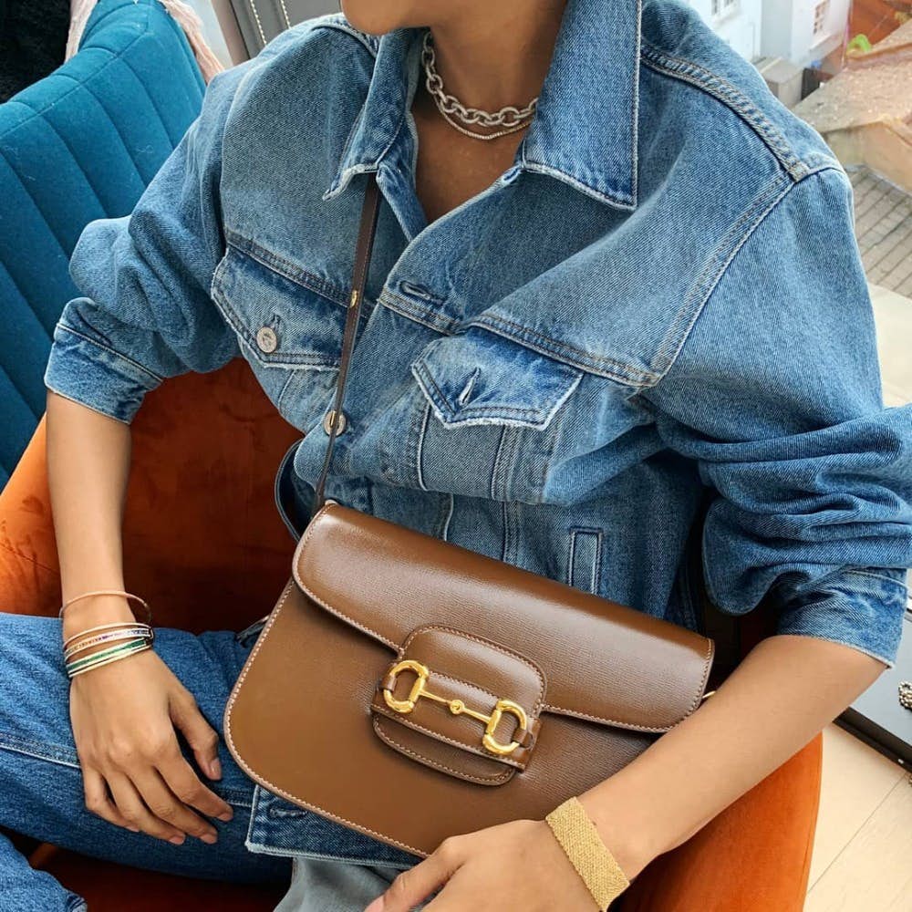 gucci马衔扣单肩包照片,gucci互扣式双g迷你手袋经典款