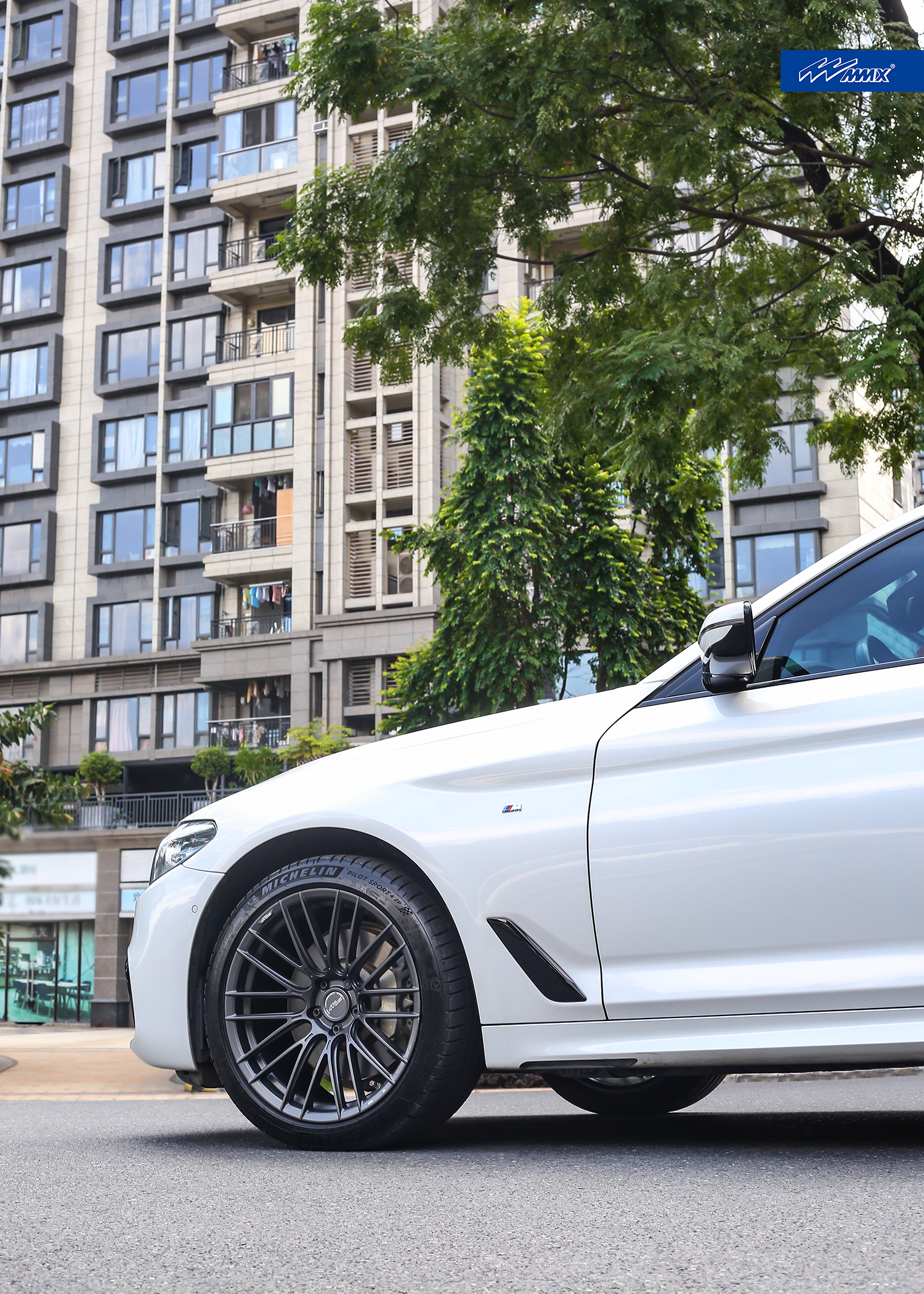 mmx轮毂香槟金,评宝马540i