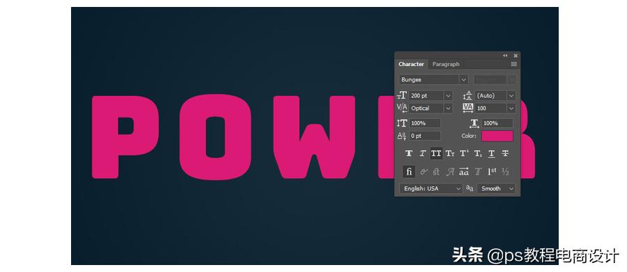 ps在图片上做led字体发光,ps怎么制作发光渐变字体