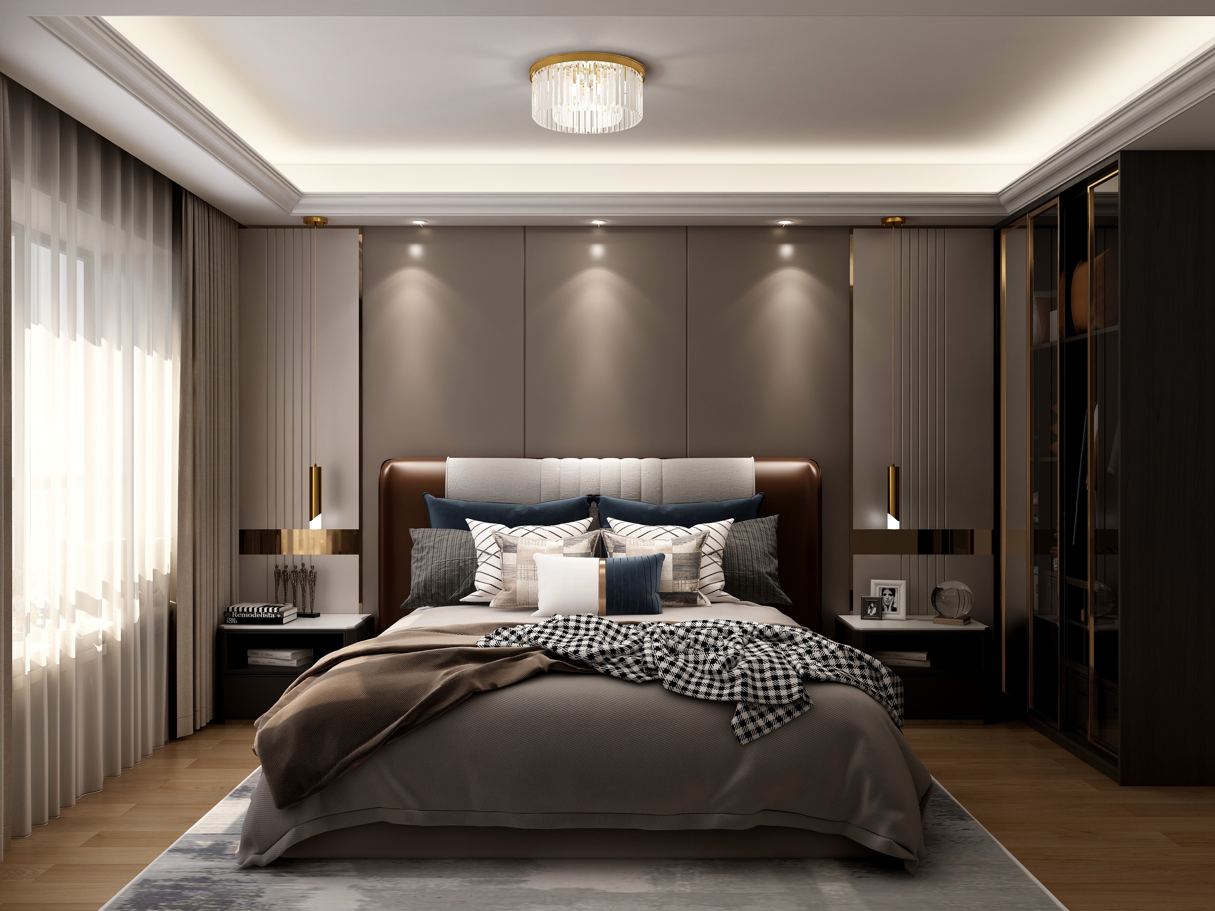 水晶灯全铜法式,水晶灯全屋灯奢华高档