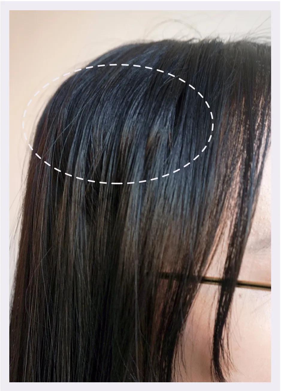 鞠婧祎的头发怎么变那么厚的,鞠婧祎贴头皮中分