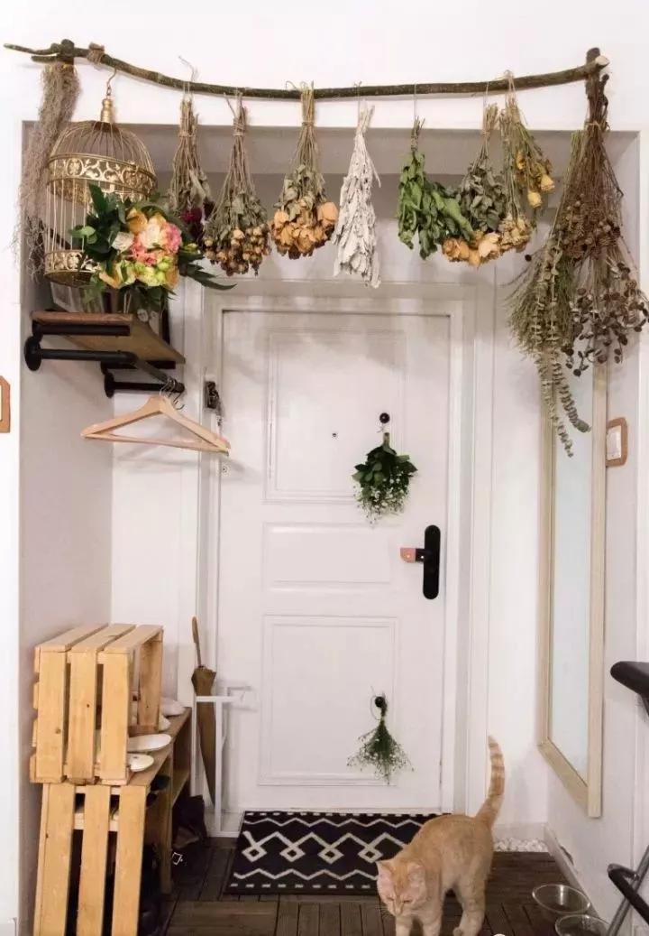 适合干花的装饰,简单的干花装饰