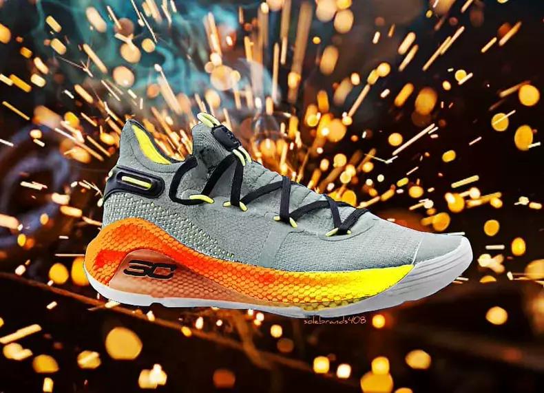 库里6代奥克兰战靴,库里6代战靴谍照曝光