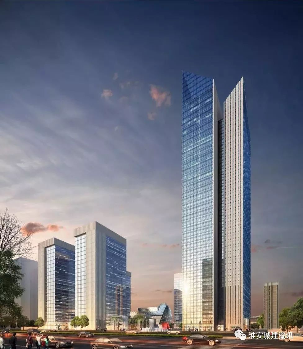 淮安即将建设的地标,淮安三个超高层地标最新进展