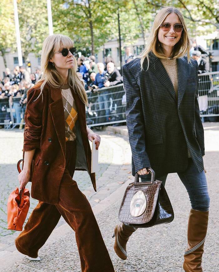 高级感小众洋气时髦复古西装,2019秋冬季快时尚西装流行穿搭