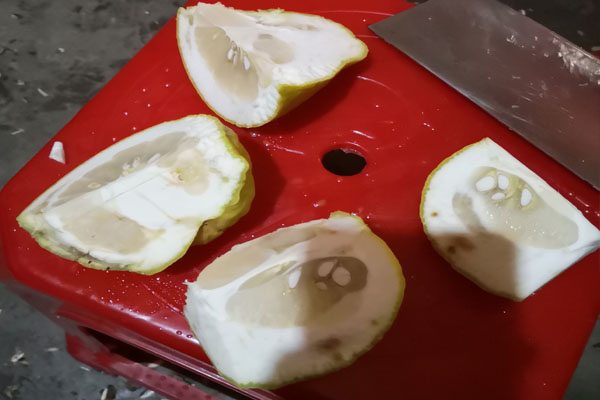 为什么柚子种家里结果不甜,家里种的柚子果肉小怎么回事