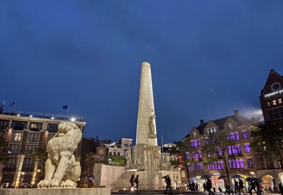 荷兰郁金香与风车画,风车郁金香丙烯画