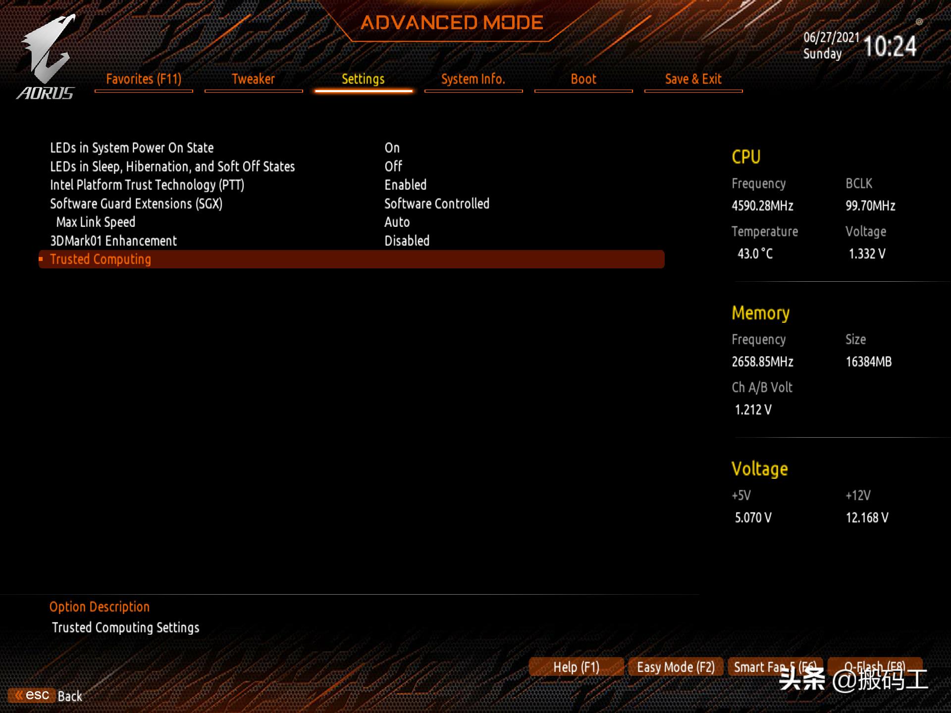 技嘉b460怎么开启tpm2.0,技嘉b460maoruselite