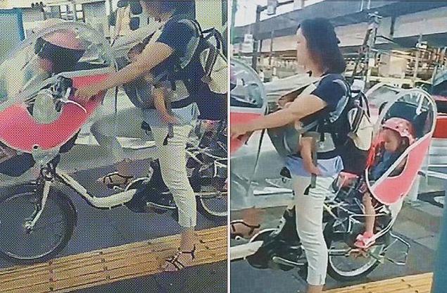 奶奶用大鹅玩娃,奶奶用大白鹅带娃