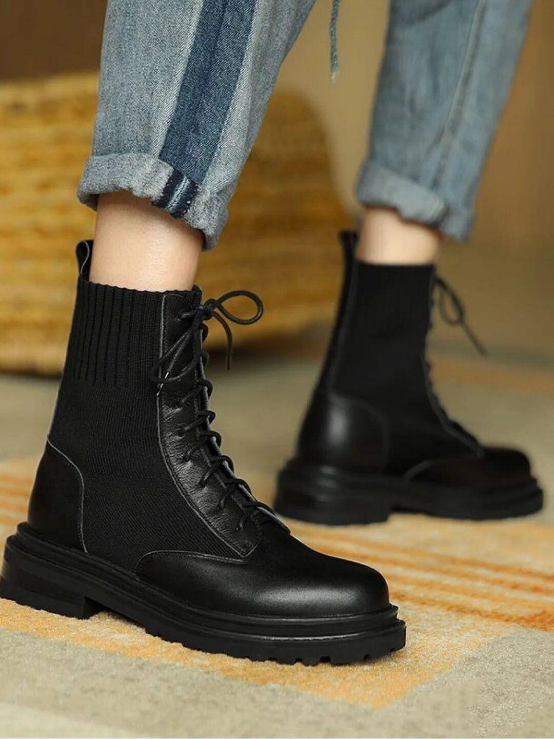 老实说,我很久没穿过这样马丁靴了,简直是足底肌的福音