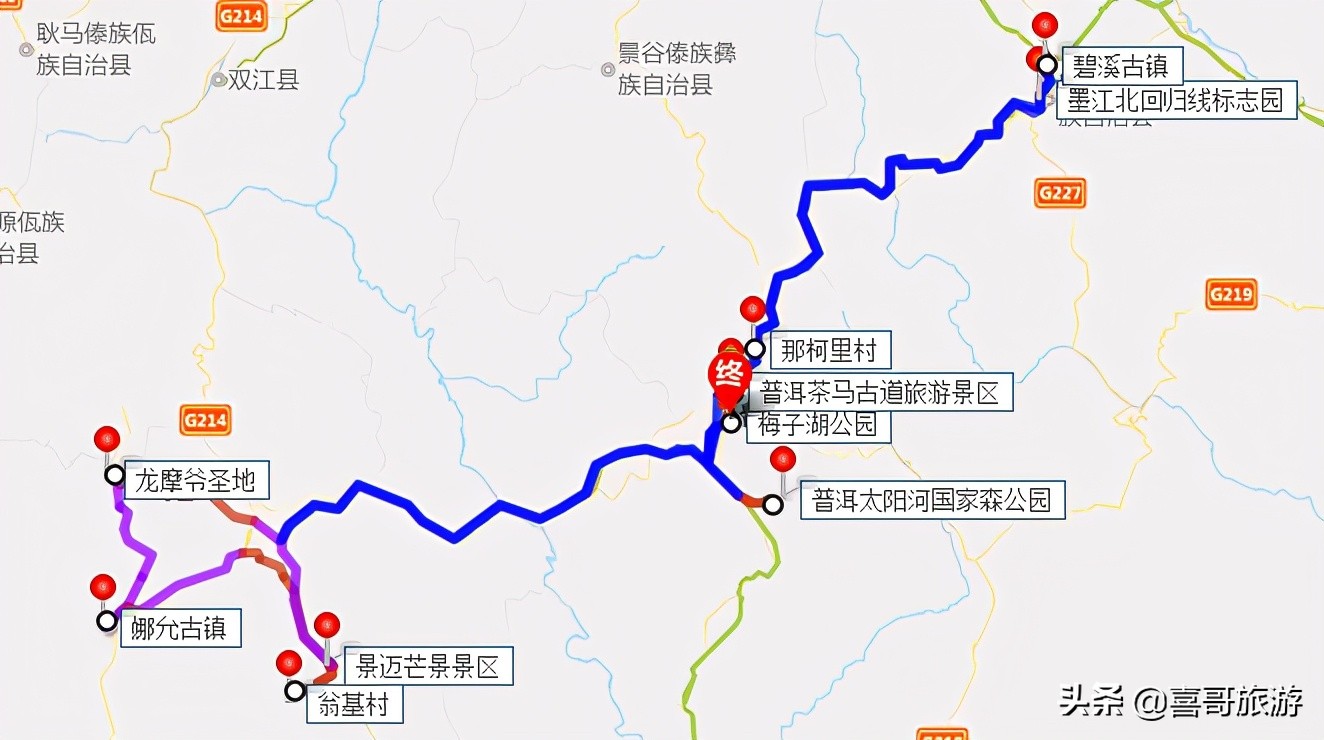 北京到云南普洱自驾游攻略,普洱周边自驾游必去景点有哪些