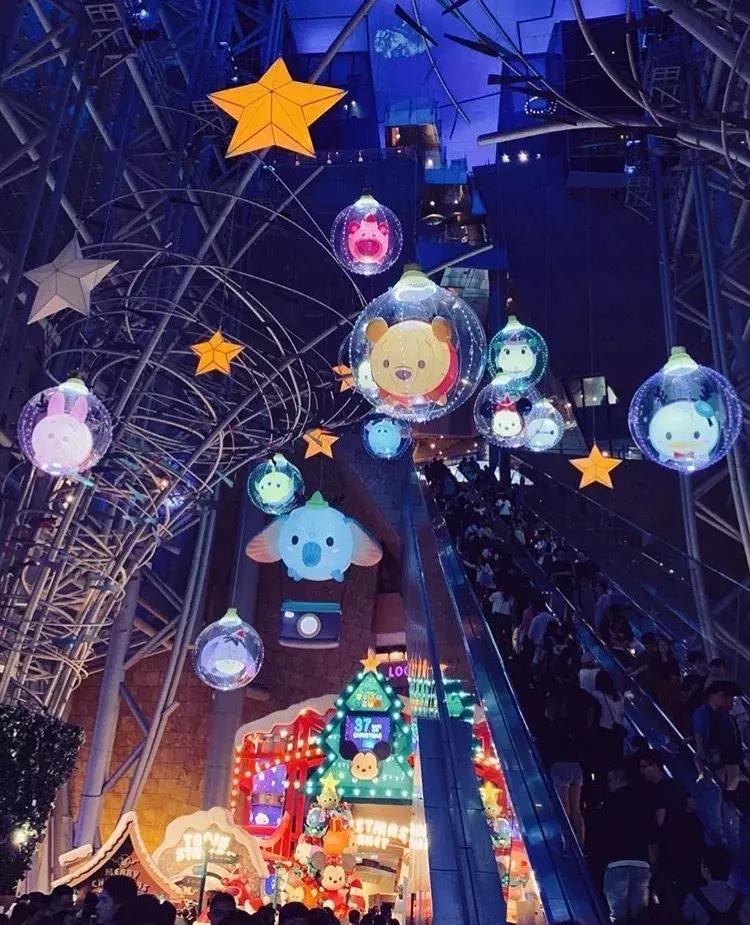 香港海滨长廊圣诞节,香港圣诞打卡地唯美视频