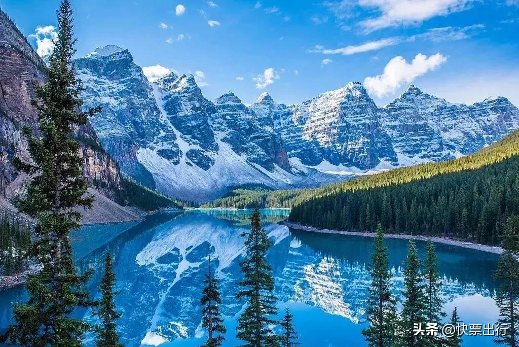 超级好看的山脉图片,落基山脉的全景式风景作品