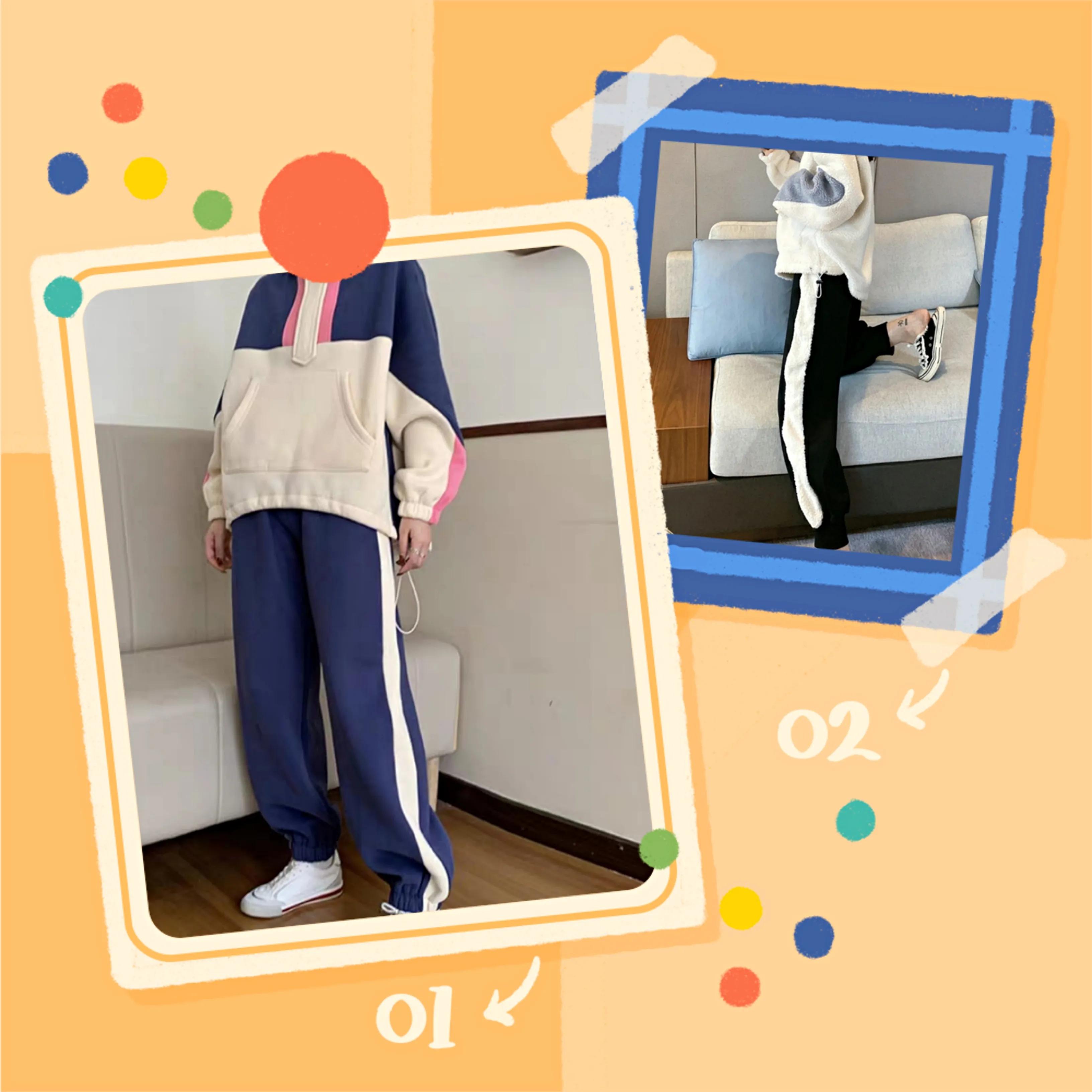 服装穿搭｜容易被错过的裤子款式，冬天穿加绒运动裤太舒服了