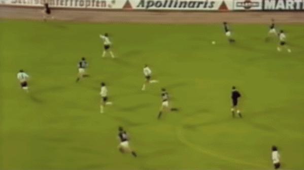 东德和西德足球友谊赛影响,当西德遇到东德