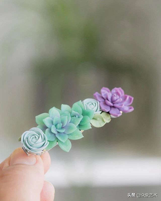 多肉软陶制作,多肉软陶制作方法