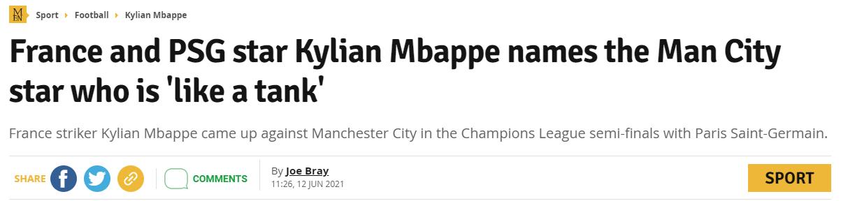 法国对英格兰姆巴佩凯尔沃克,姆巴佩凯尔沃克