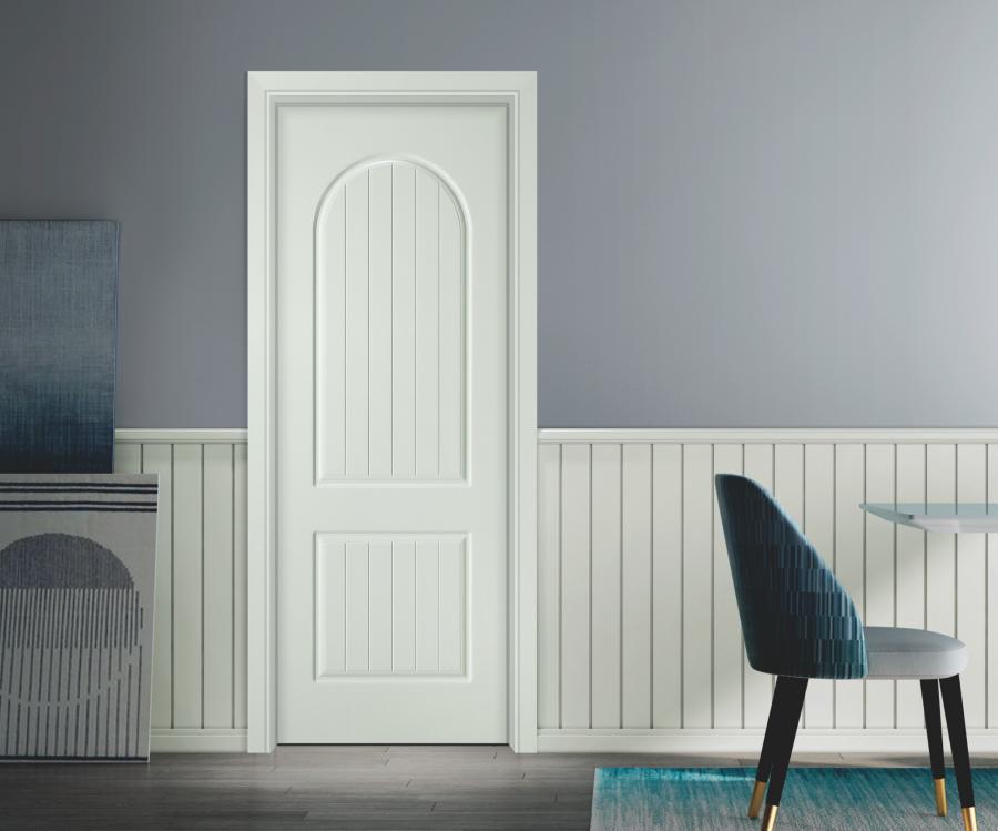 好看白色的木门轻奢风格,白色木门款式现代简约