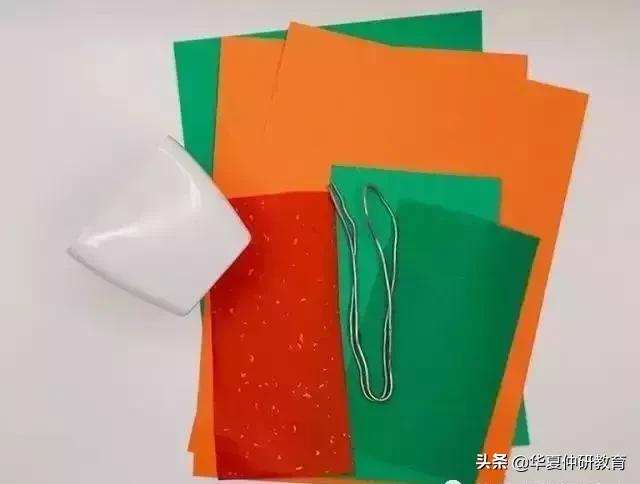 幼儿园元旦手工制作：鞭炮灯笼卡纸舞龙