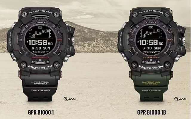 最耐用卡西欧G-SHOCK空中霸者系列带六局电波太阳能指南针的手表