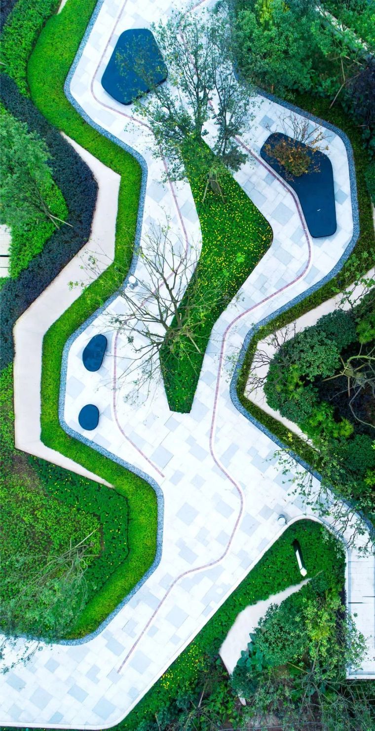 一条景观步道,一条景观路设计图片