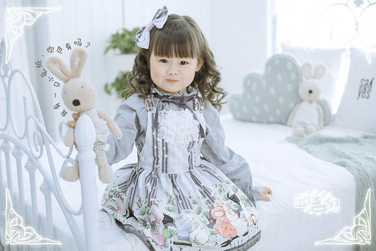 小宝宝穿上洛丽塔,小女儿可以穿的洛丽塔