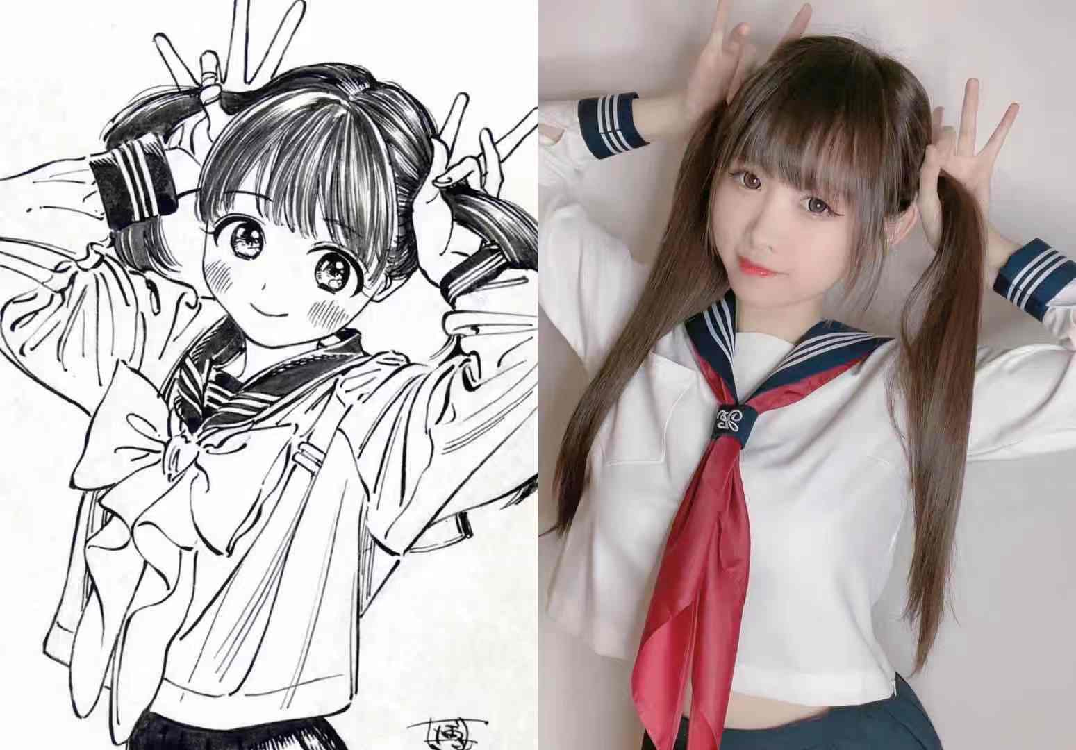 水手服可以cos哪些,微博知名cos