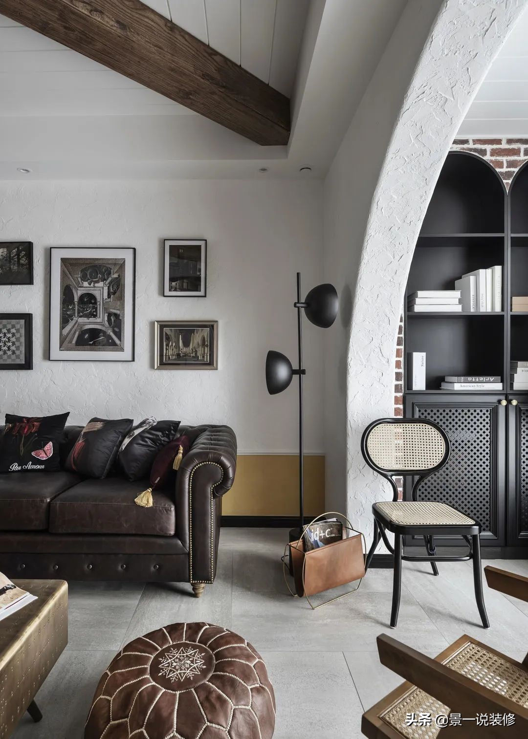 146㎡四室改三室，美式乡村混搭风，装修花费58万，漂亮