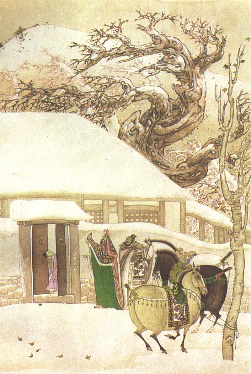 工笔三国演义五虎大将图,陈全胜小说插图